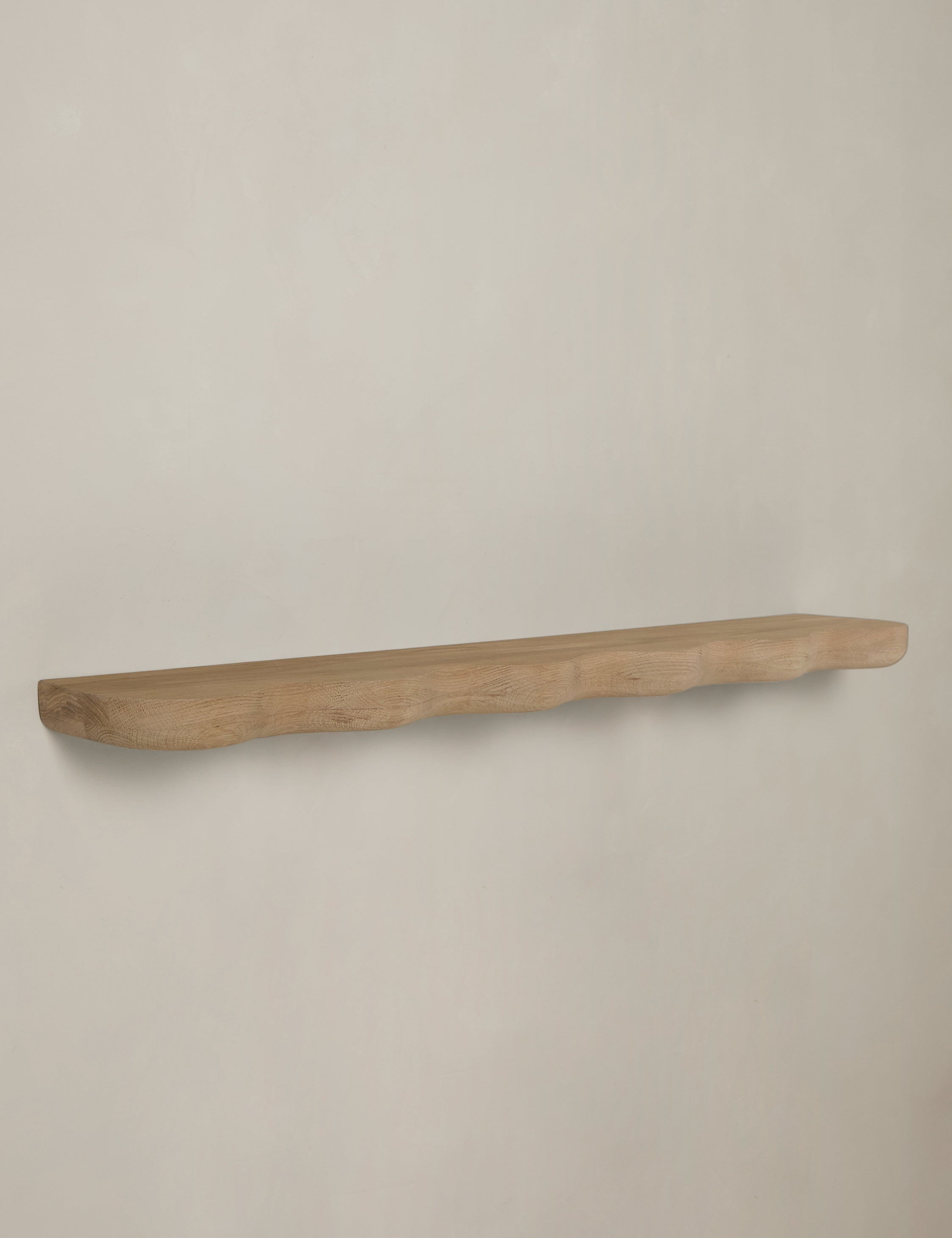 Cario Wall Shelf | Sculptural Solid Oak Design