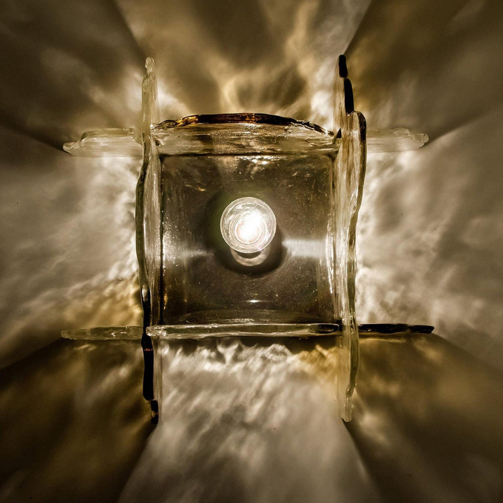 Carlo Nason Murano-Style Blown Glass Ceiling Light