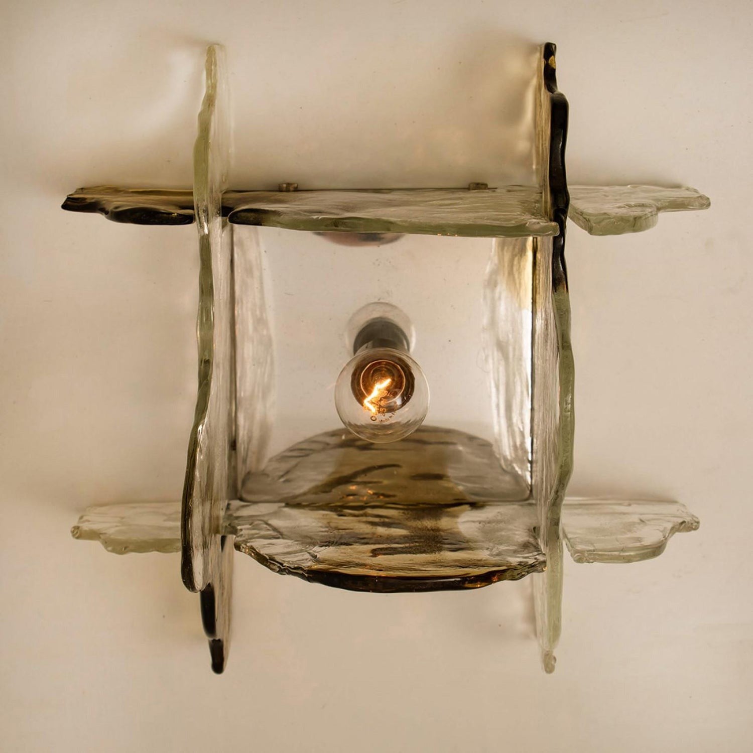 Carlo Nason Murano-Style Blown Glass Ceiling Light