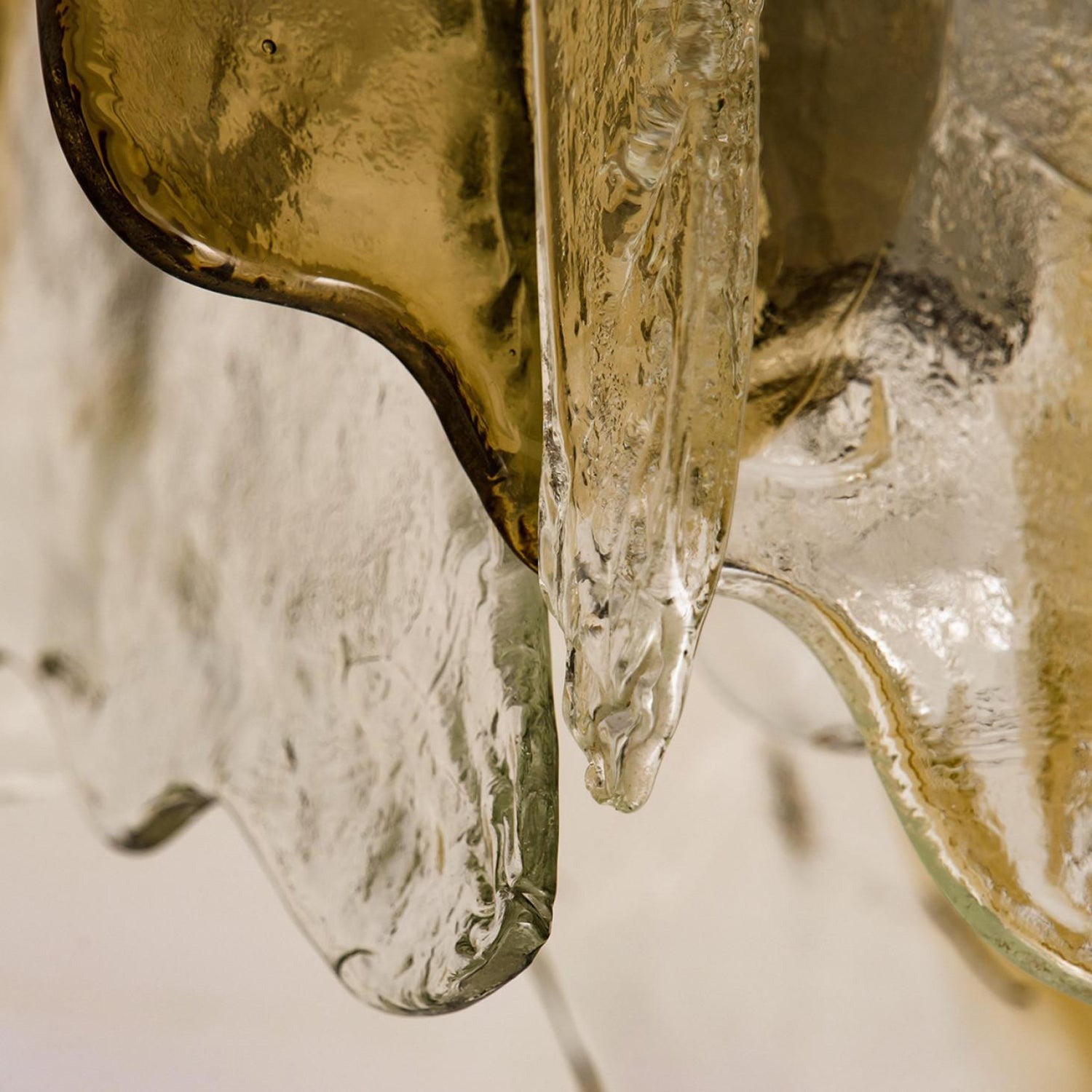 Carlo Nason Murano-Style Blown Glass Ceiling Light