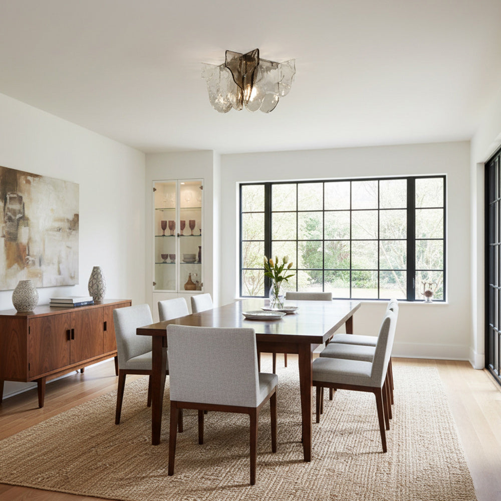 Carlo Nason Murano-Style Blown Glass Ceiling Light