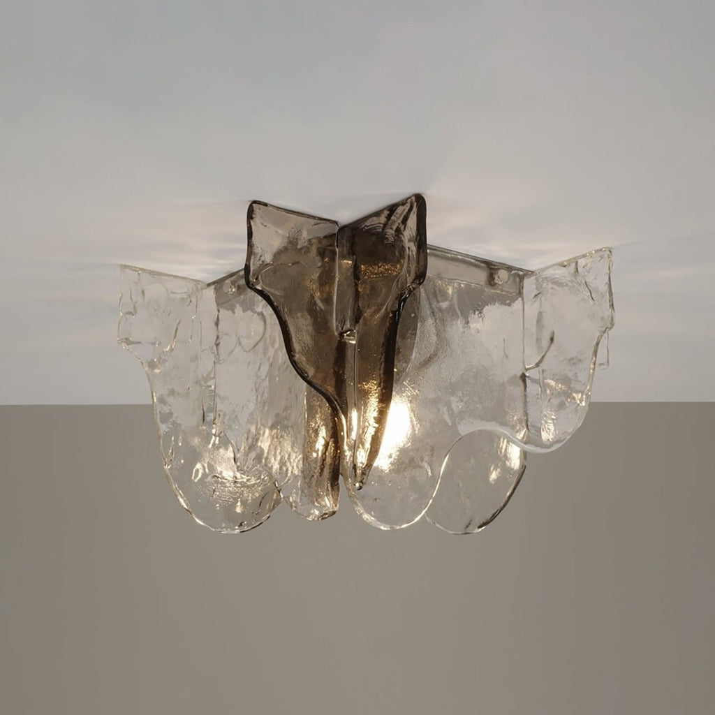 Carlo Nason Murano-Style Blown Glass Ceiling Light