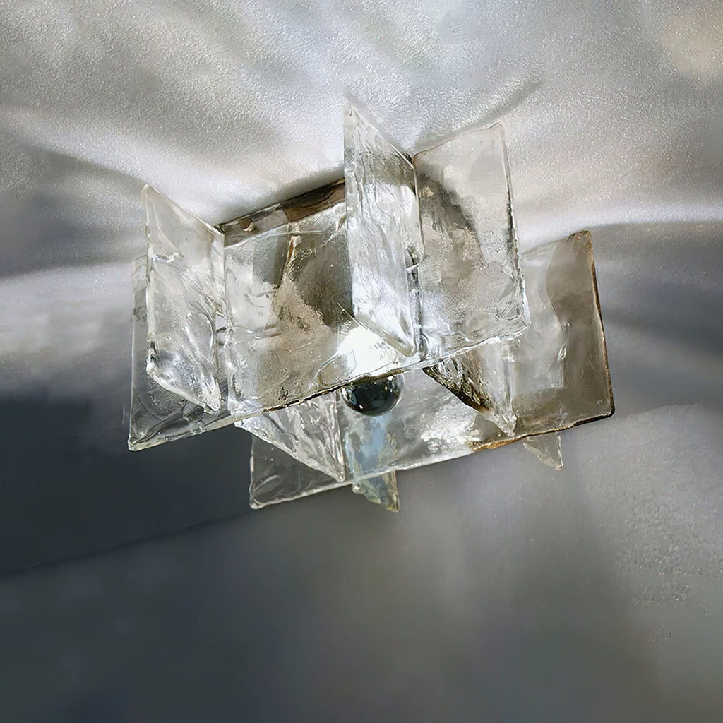 Carlo Nason Ice Glass Ceiling Light