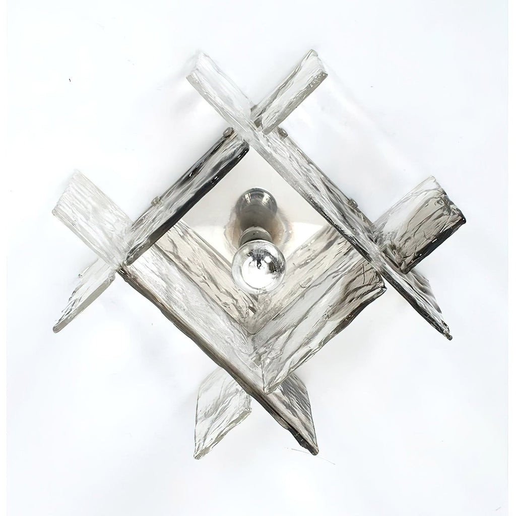 Carlo Nason Ice Glass Ceiling Light