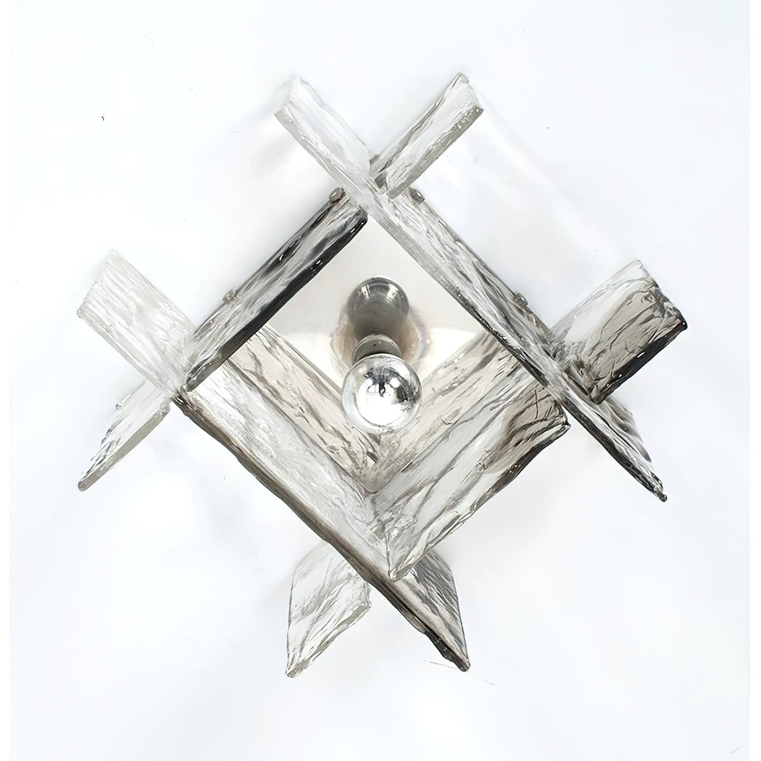 Carlo Nason Ice Glass Ceiling Light