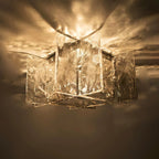 Carlo Nason Ice Glass Ceiling Light