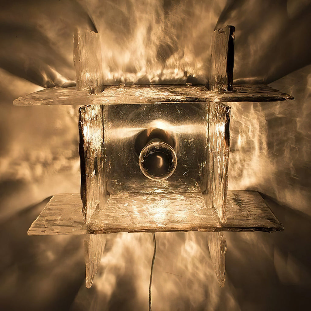 Carlo Nason Ice Glass Ceiling Light