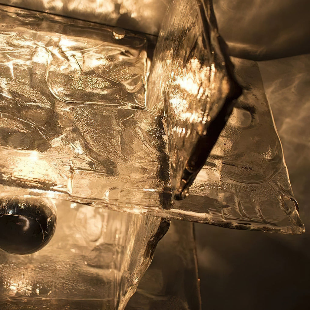 Carlo Nason Ice Glass Ceiling Light
