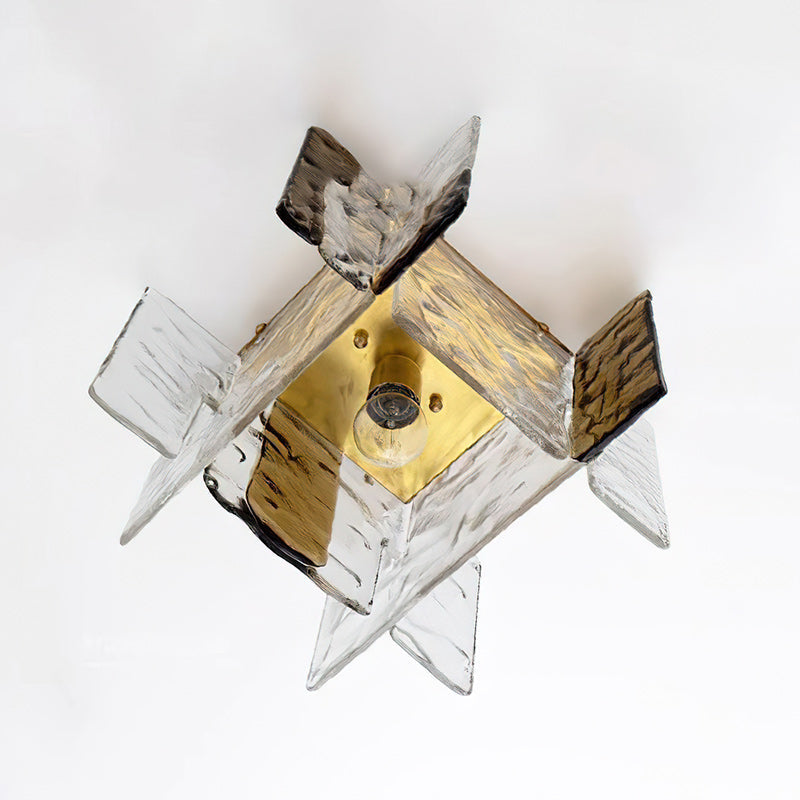 Carlo Nason Ice Glass Ceiling Light