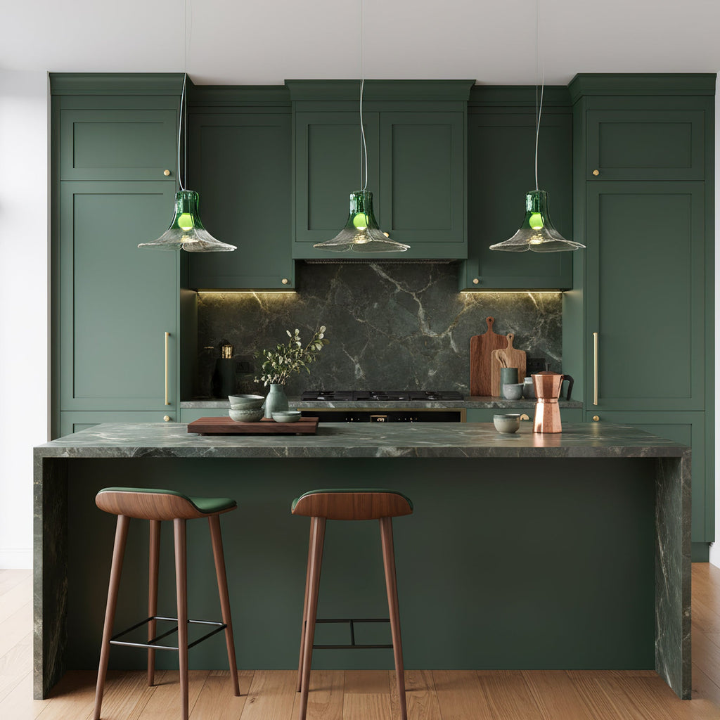 Carlo Handmade Colored Glass Pendant Light