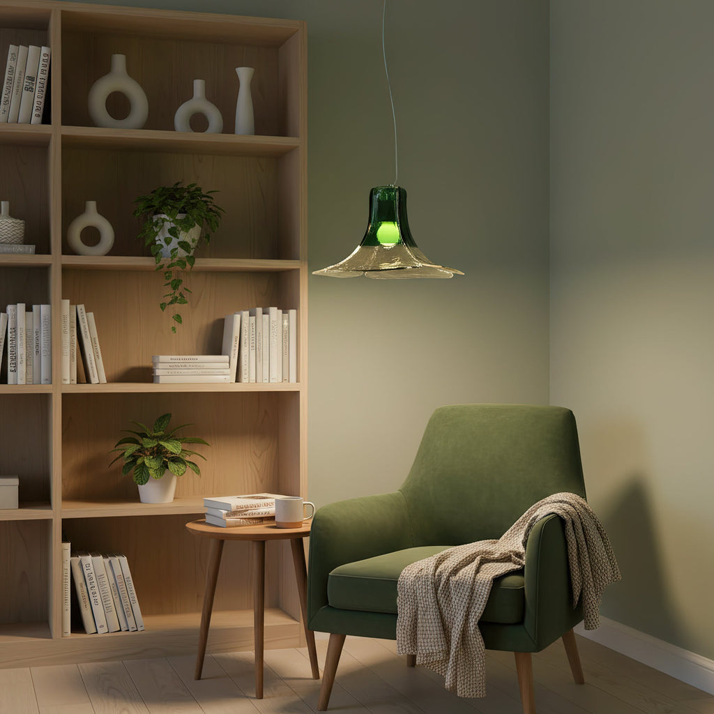 Carlo Handmade Colored Glass Pendant Light