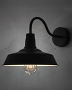 CarréNoir: Modern Outdoor Wall Light Made of Aluminum with Square Frame & Warm White LED Light – for Facade & Garden