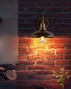 CarréNoir: Modern Outdoor Wall Light Made of Aluminum with Square Frame & Warm White LED Light – for Facade & Garden