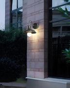 CarréNoir: Modern Outdoor Wall Light Made of Aluminum with Square Frame & Warm White LED Light – for Facade & Garden
