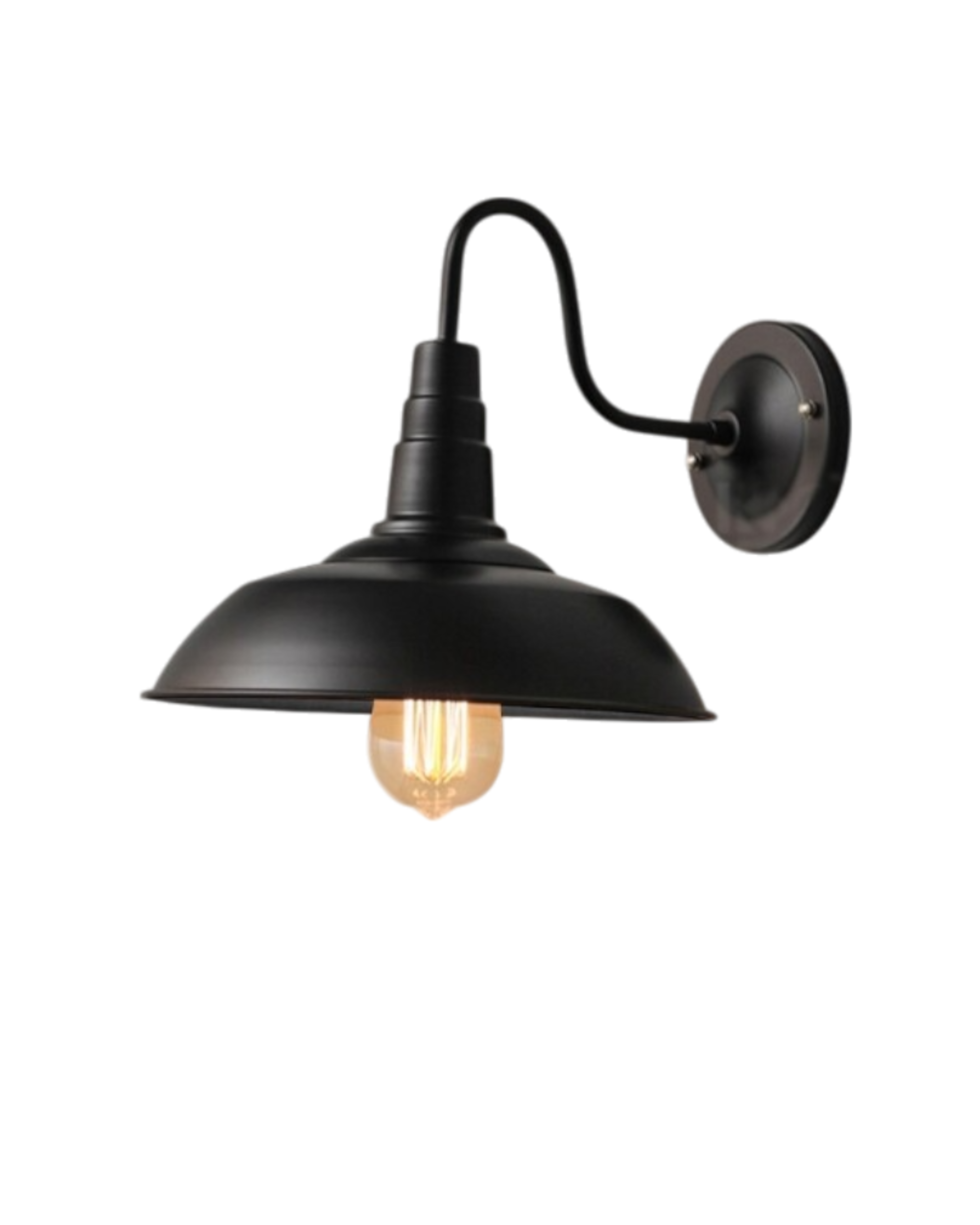 CarréNoir: Modern Outdoor Wall Light Made of Aluminum with Square Frame & Warm White LED Light – for Facade & Garden