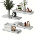 CasaWeiss: Wooden Wall Shelves – Set of 4, Modern & Hanging with Invisible Mounting for Plants & Photos in the Living Room