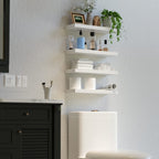 CasaWeiss: Wooden Wall Shelves – Set of 4, Modern & Hanging with Invisible Mounting for Plants & Photos in the Living Room
