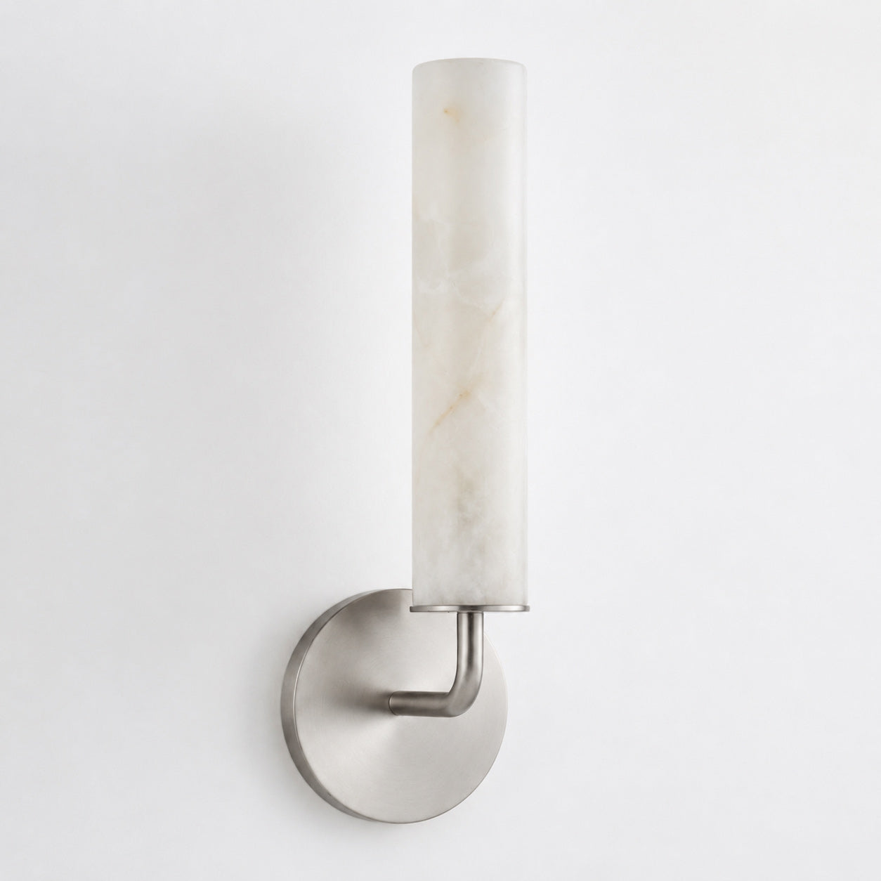 Casoria Natural Alabaster Cylinder Wall Sconce