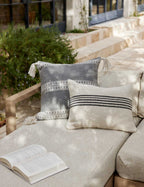 Mira Accent Pillow | Tasseled Corners, Indoor/Outdoor Use