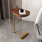 CaviraSchlau: C-shaped side table with compact size & flexible use – for sofa & bed
