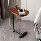 CaviraSchlau: C-shaped side table with compact size & flexible use – for sofa & bed