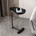 CaviraSchlau: C-shaped side table with compact size & flexible use – for sofa & bed