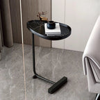 CaviraSchlau: C-shaped side table with compact size & flexible use – for sofa & bed