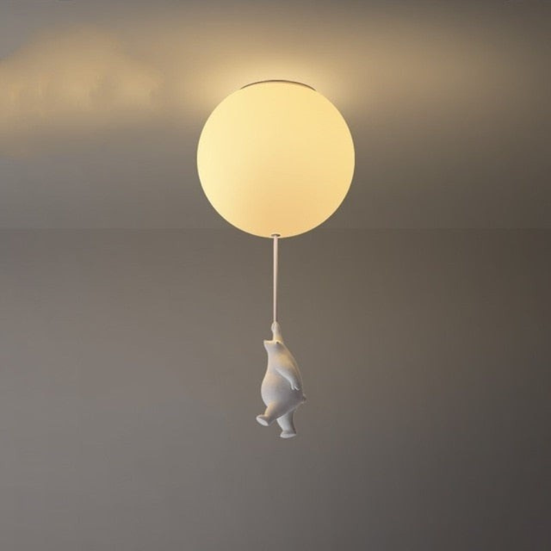 Ceiling Light Bear Balloon Design Standard Material in Indoor Fixture