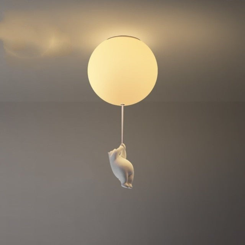 Ceiling Light Bear Balloon Design Standard Material in Indoor Fixture