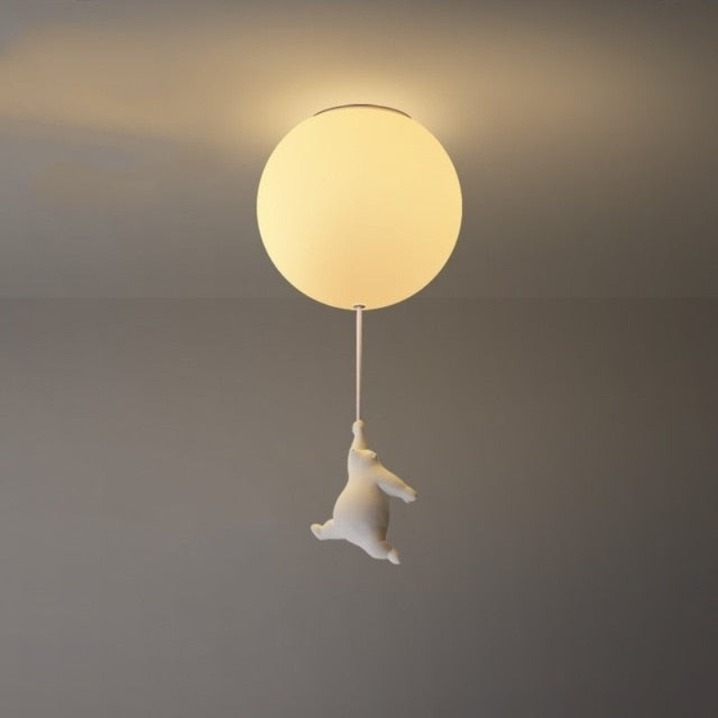 Ceiling Light Bear Balloon Design Standard Material in Indoor Fixture