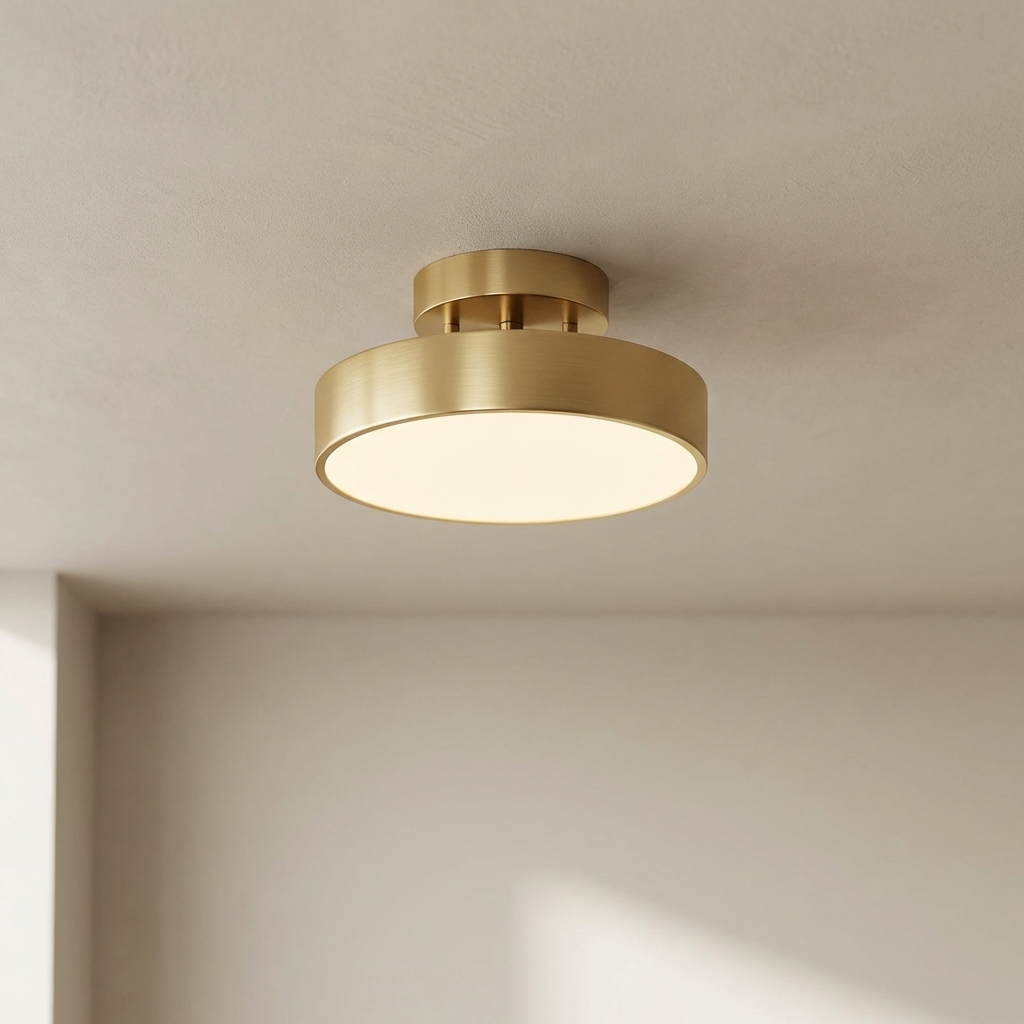 Ceiling Light Fixture, Metal Body, LED Compatible