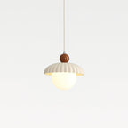 Nyelora – Modern Ceiling Lamp with Layered Textured Glass
