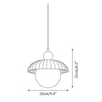 Nyelora – Modern Ceiling Lamp with Layered Textured Glass