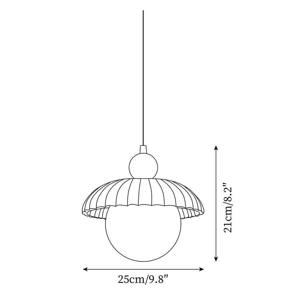 Nyelora – Modern Ceiling Lamp with Layered Textured Glass