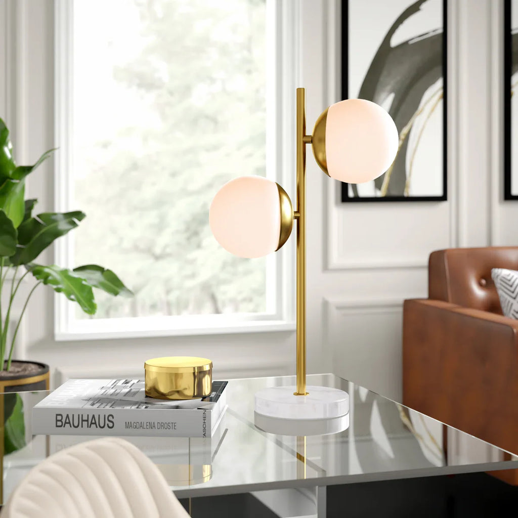 Celeste marble table lamp