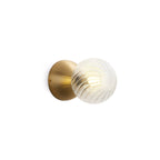 Celeste Optical Swirl Glass Wall Sconce