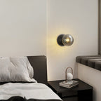 Celeste Optical Swirl Glass Wall Sconce