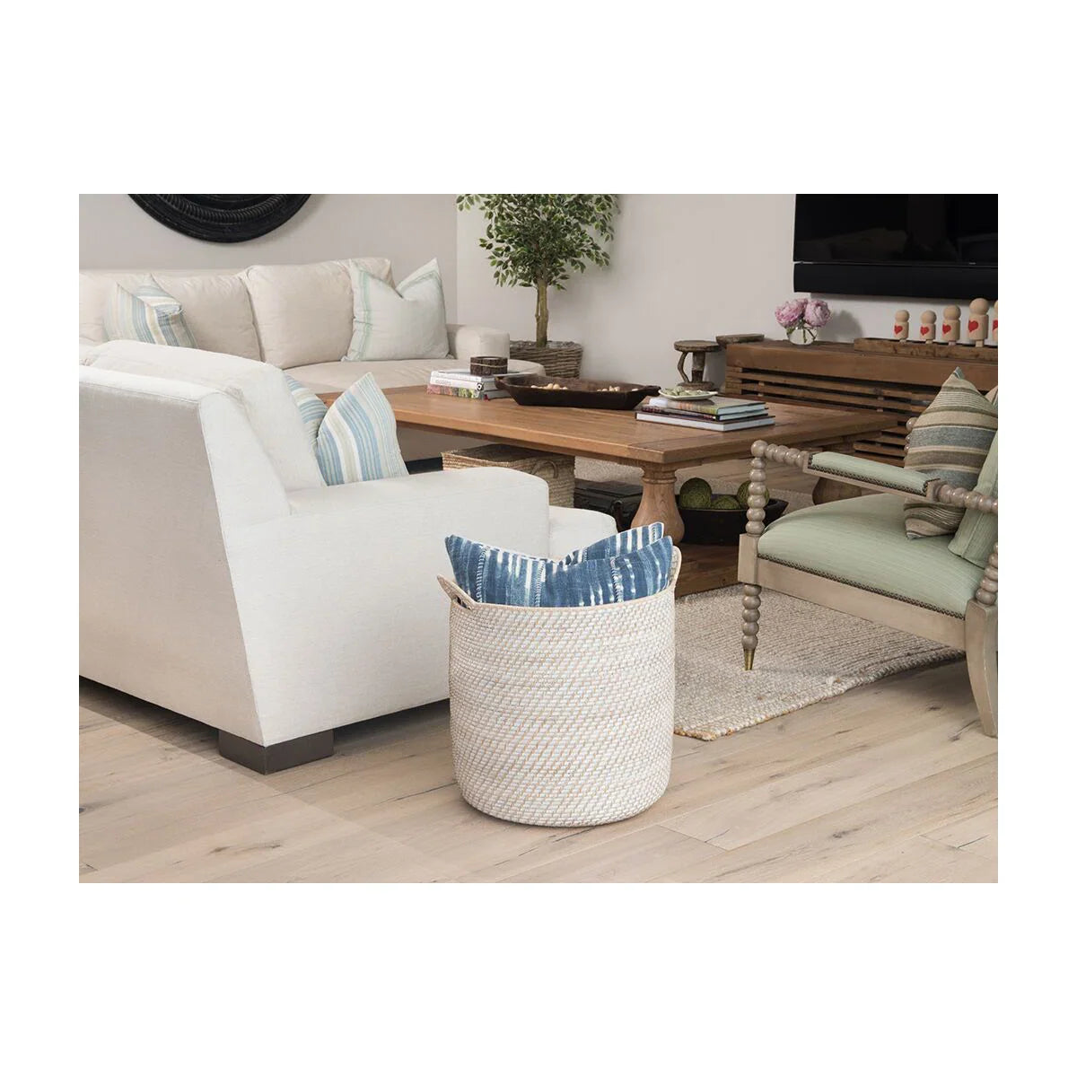 Celis rattan storage basket