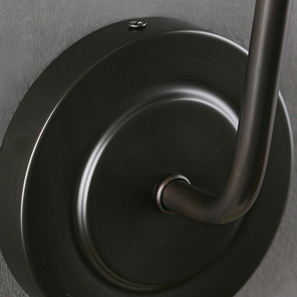 Cellmn Gooseneck Cone Wall Sconce (Brass or Black)