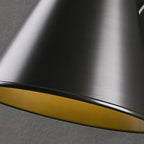 Cellmn Gooseneck Cone Wall Sconce (Brass or Black)