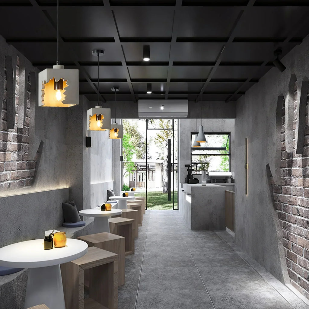 Virrelon - Scandinavian concrete pendant lamp