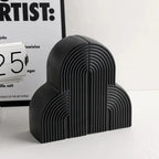 Ceramic Bookends Cloud Design Nordic Style Set of 2
