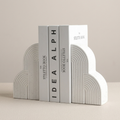 Ceramic Bookends Cloud Design Nordic Style Set of 2