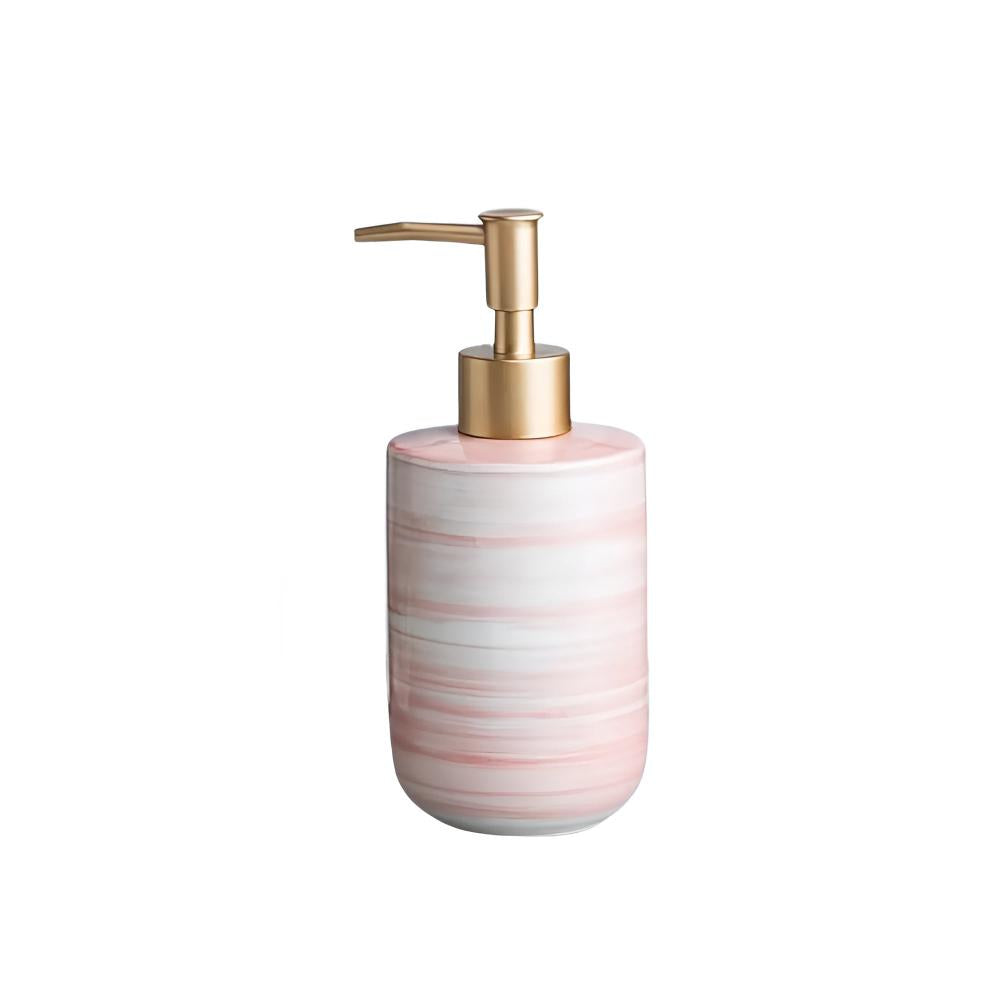 Soap Dispenser Ceramic 350ml Gloss Finish ABS Pump