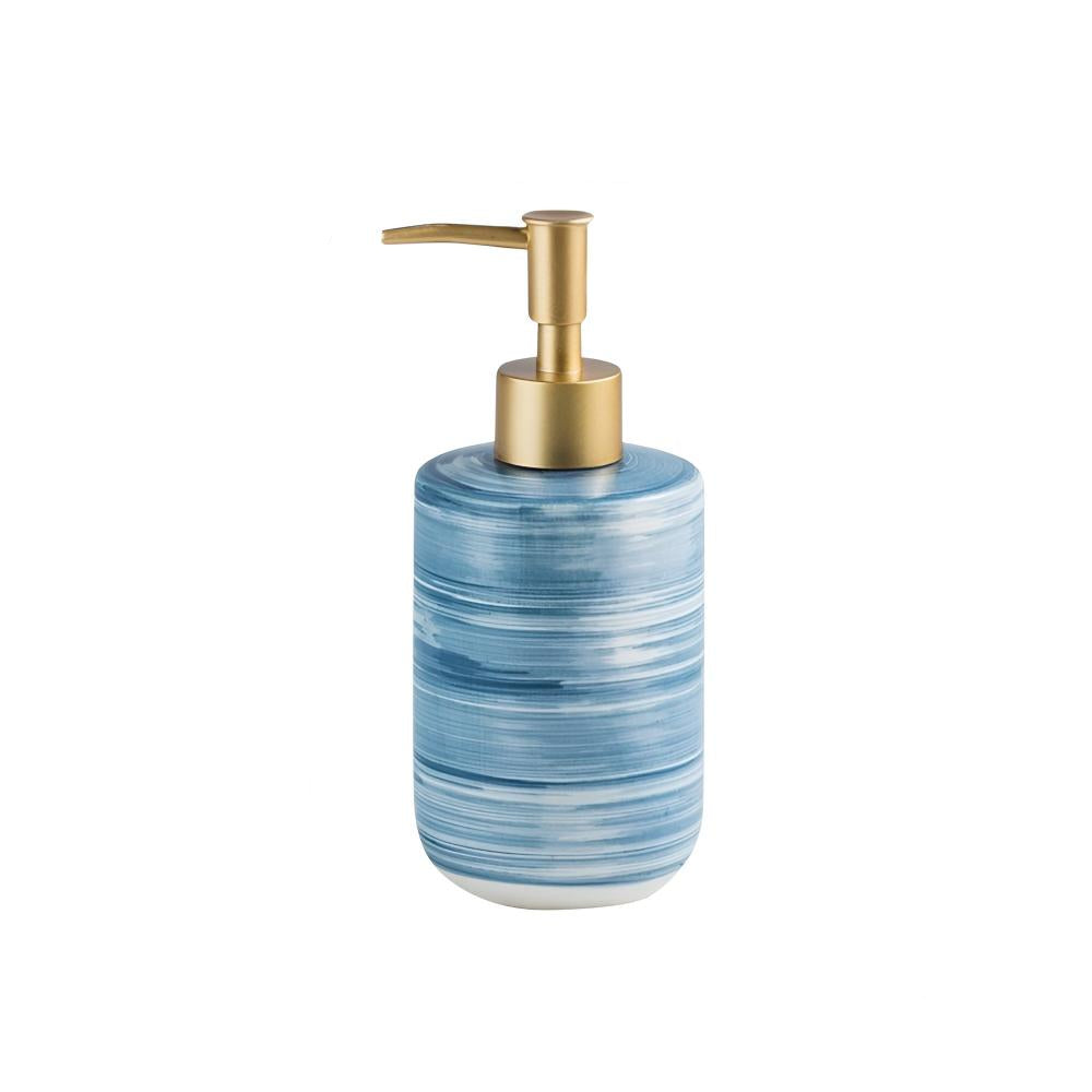 Soap Dispenser Ceramic 350ml Gloss Finish ABS Pump