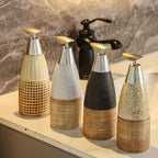 Ceramic Soap Dispenser Freestanding Pump Durable Ceramic Multi Purpose Use