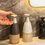 Ceramic Soap Dispenser Freestanding Pump Durable Ceramic Multi Purpose Use