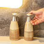 Ceramic Soap Dispenser Freestanding Pump Durable Ceramic Multi Purpose Use