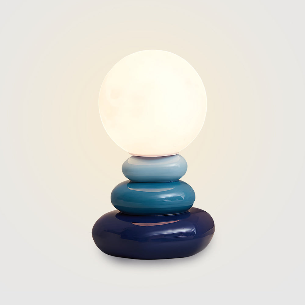 Ceramic Table Lamp Sculptural Design G9 Bulb Indoor Lighting