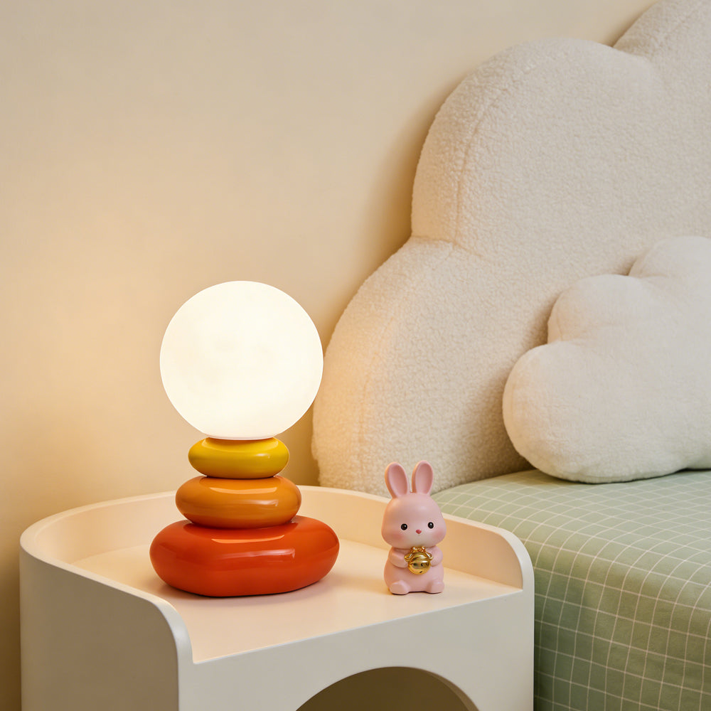 Ceramic Table Lamp Sculptural Design G9 Bulb Indoor Lighting